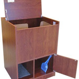 Mahgony Hidden Litter Box